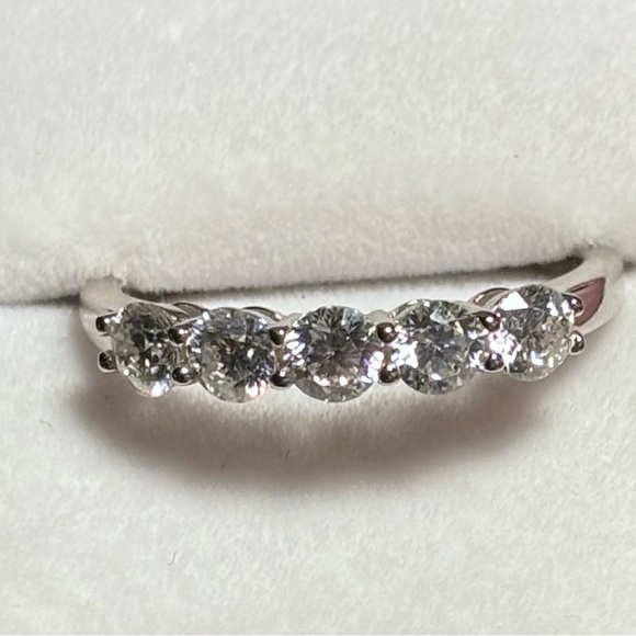 Jewelry - NEW Moissanite Band Ring Size 10 | 925 Sterling Silver | 0.50 CTW Sparkle